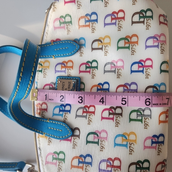 Dooney & Bourke “RUBY” 1975 Logo handbag purse - Picture 8 of 12